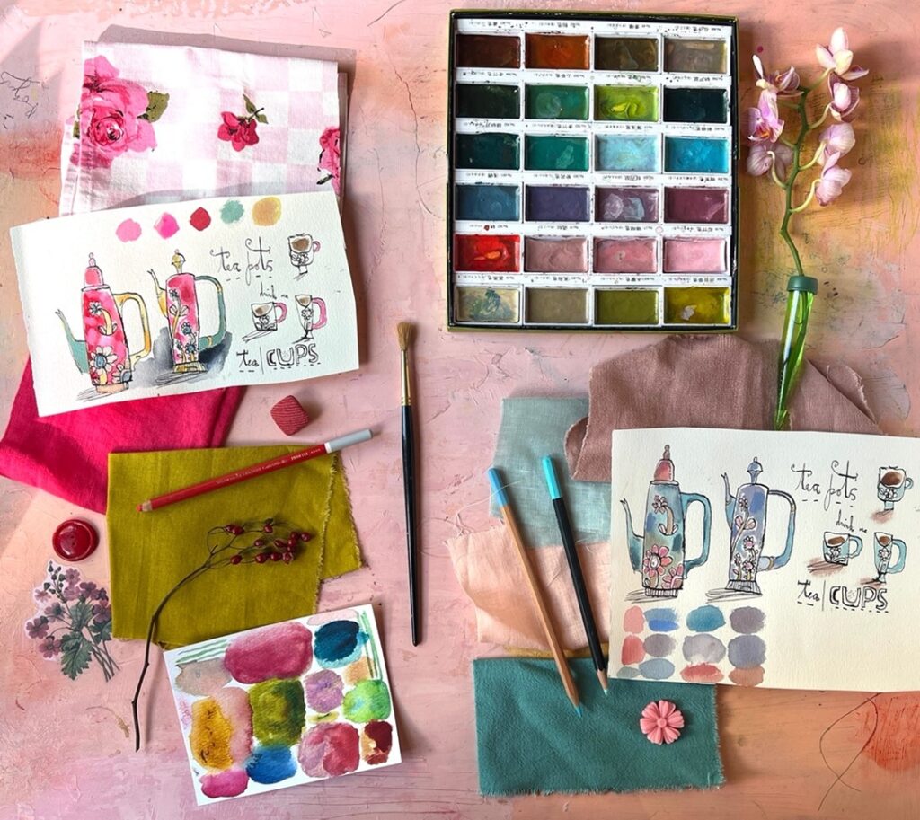Teapot color palettes Teapot color palettes
