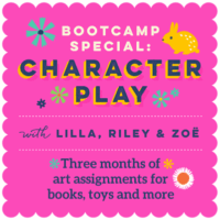 July Gallery 1 bootcamp character square